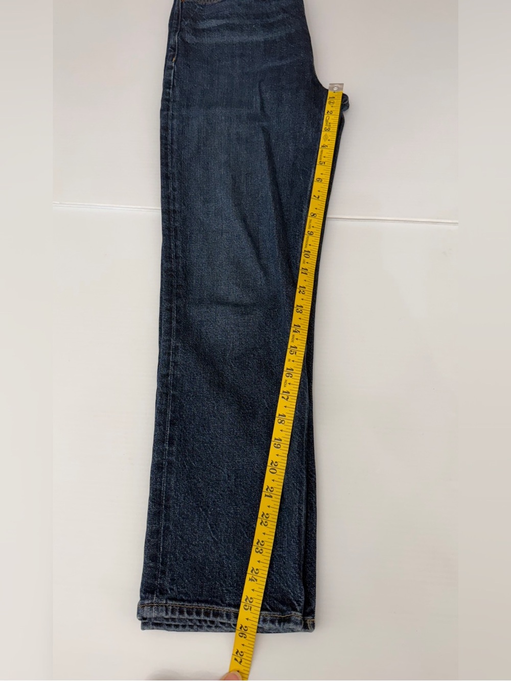 Agolde Riley High Rise Straight Crop Jeans - 25 - Picture 13 of 13